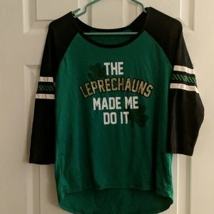 St. Paddy's day quarter sleeve shirt ☘️